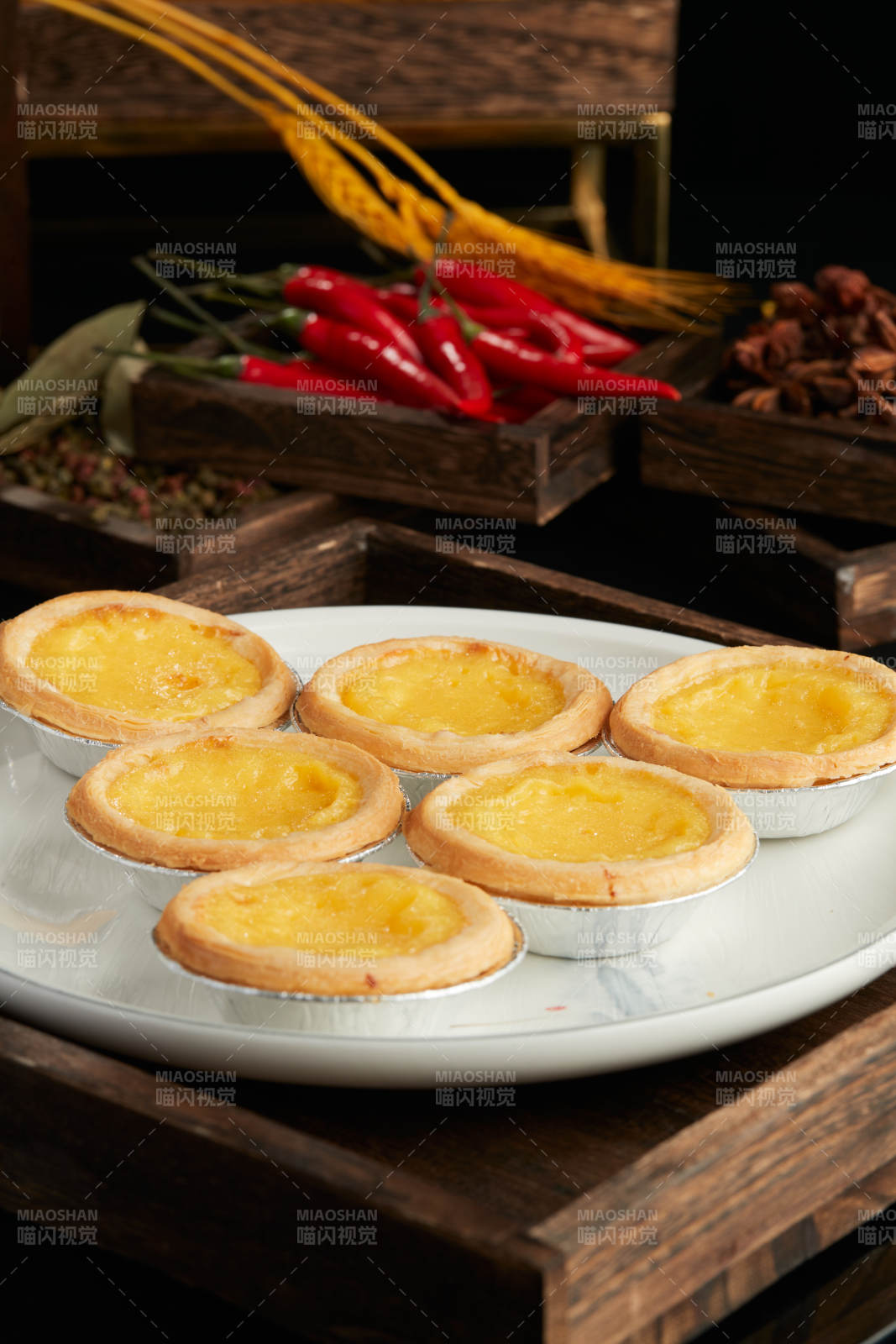 香烤葡式蛋挞图片