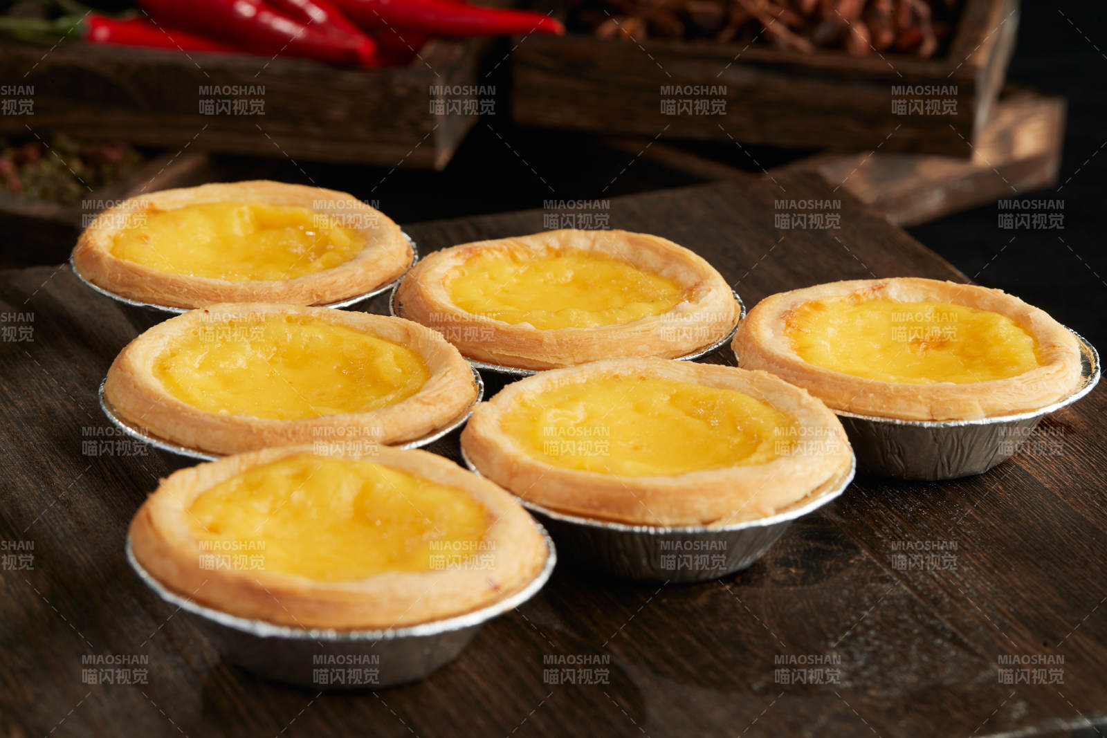香烤葡式蛋挞图片