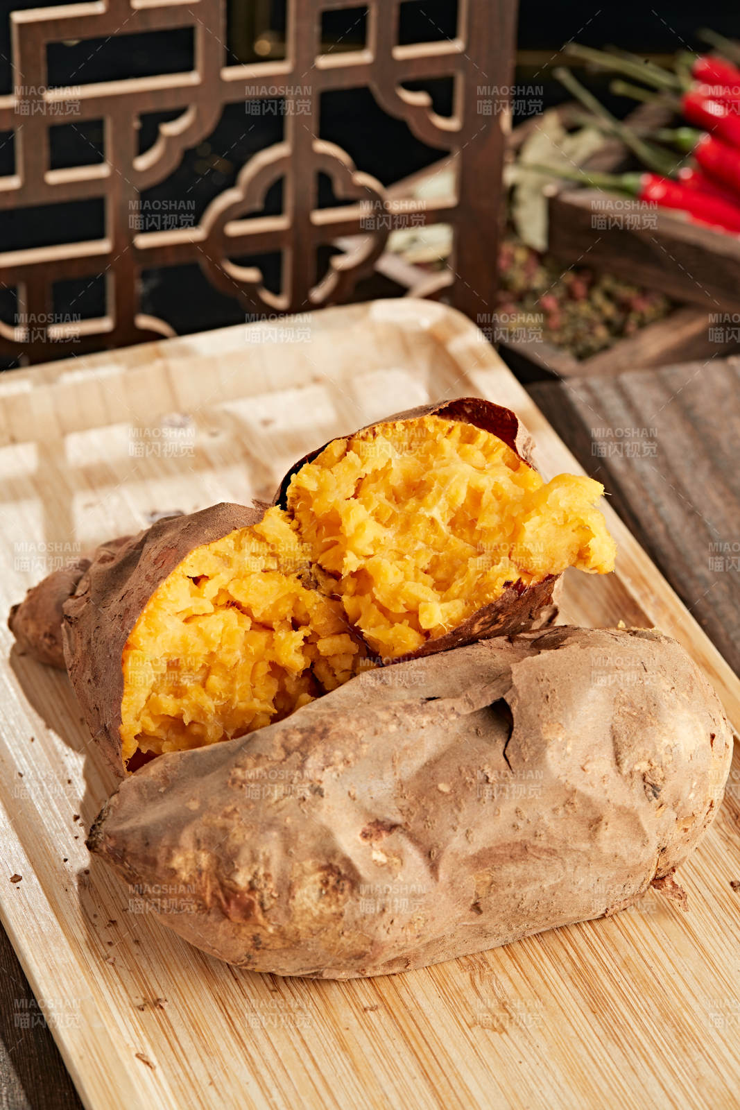 童年回忆小吃烤红薯图片