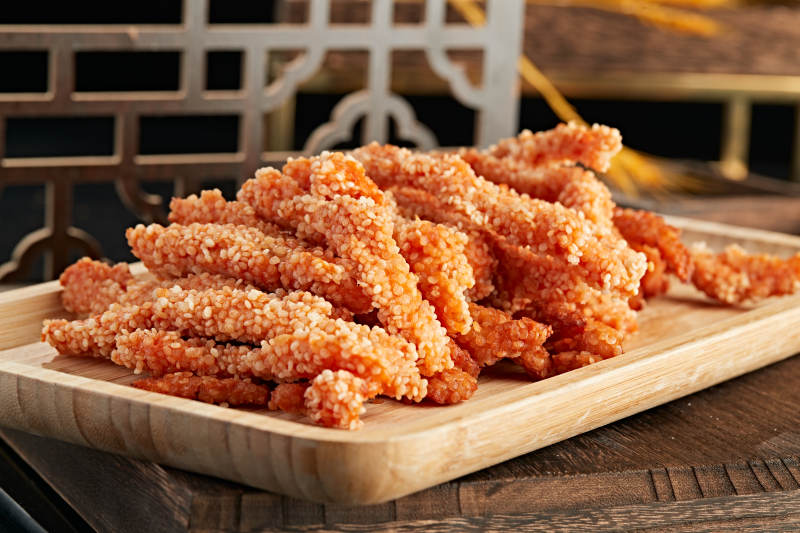 风味炸鸡胸肉鸡柳图片