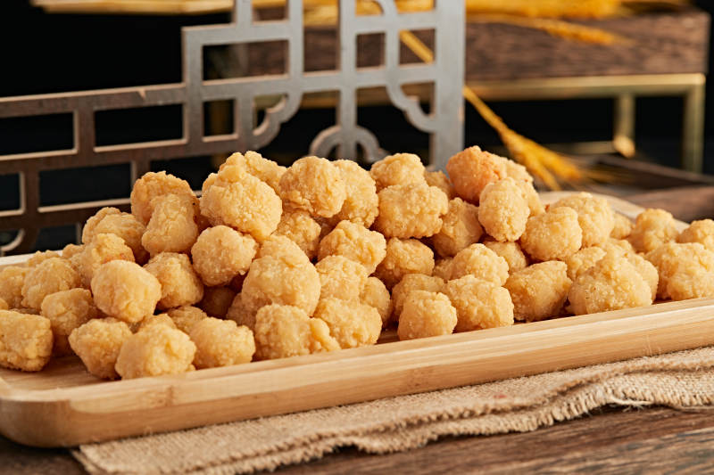 西餐油炸鸡块鸡米花图片