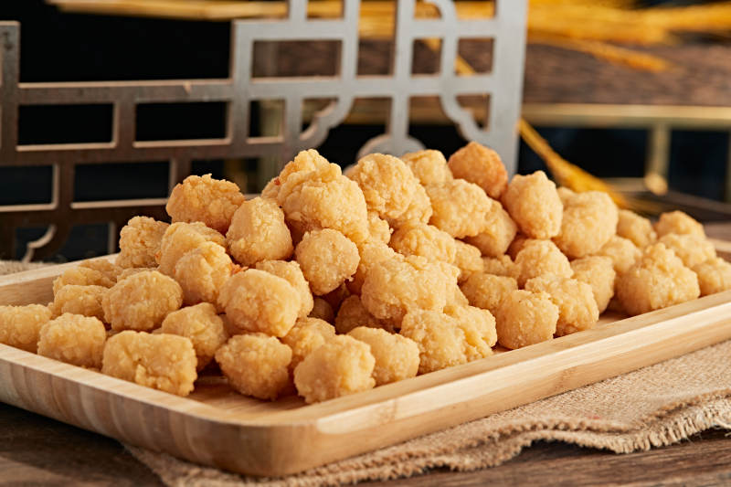 西餐油炸鸡块鸡米花图片