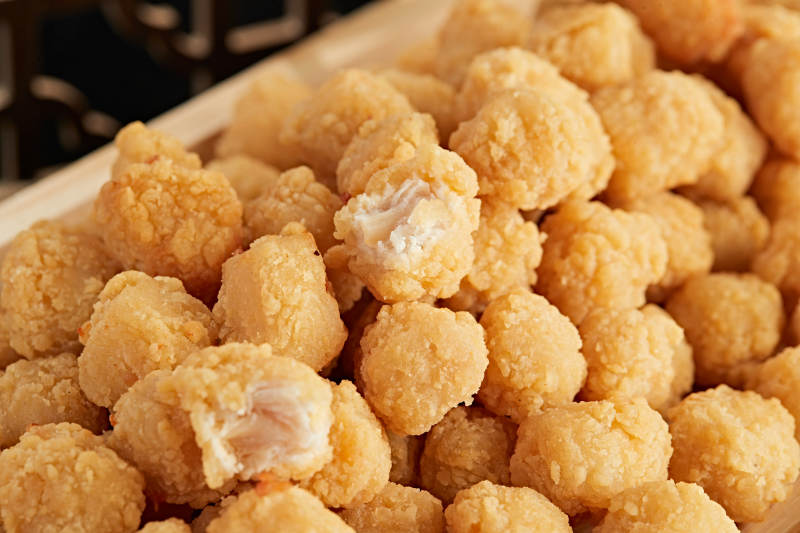 西餐油炸鸡块鸡米花图片