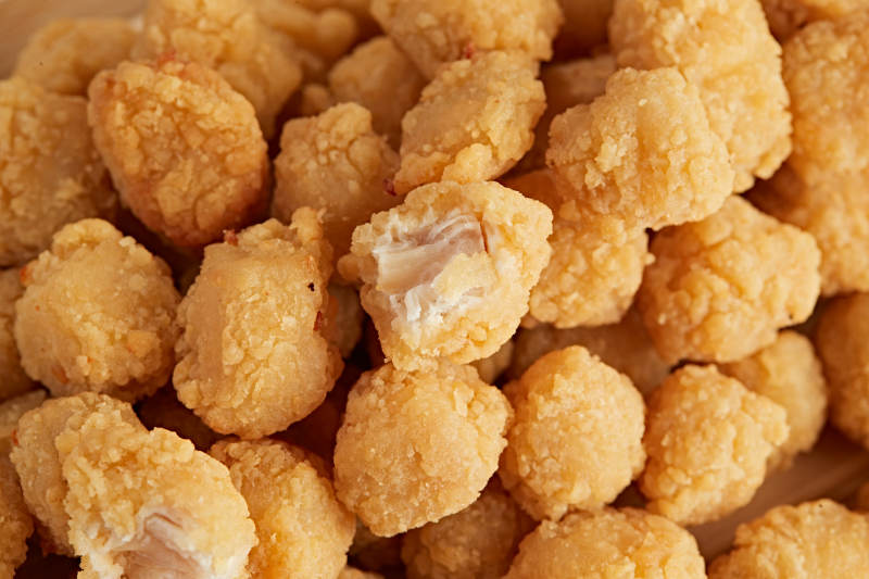 西餐油炸鸡块鸡米花图片