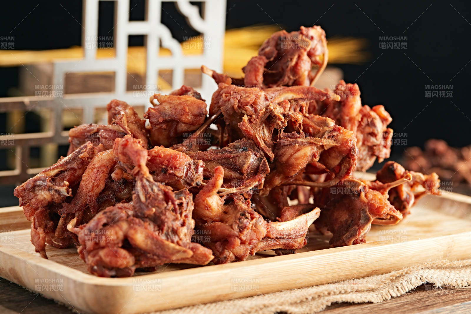 西餐油炸鸡叉骨鸡架图片