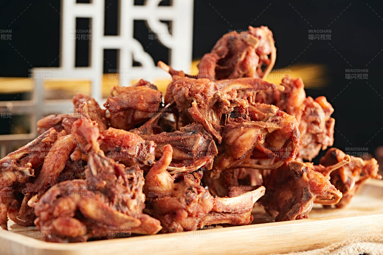 西餐油炸鸡叉骨鸡架图片