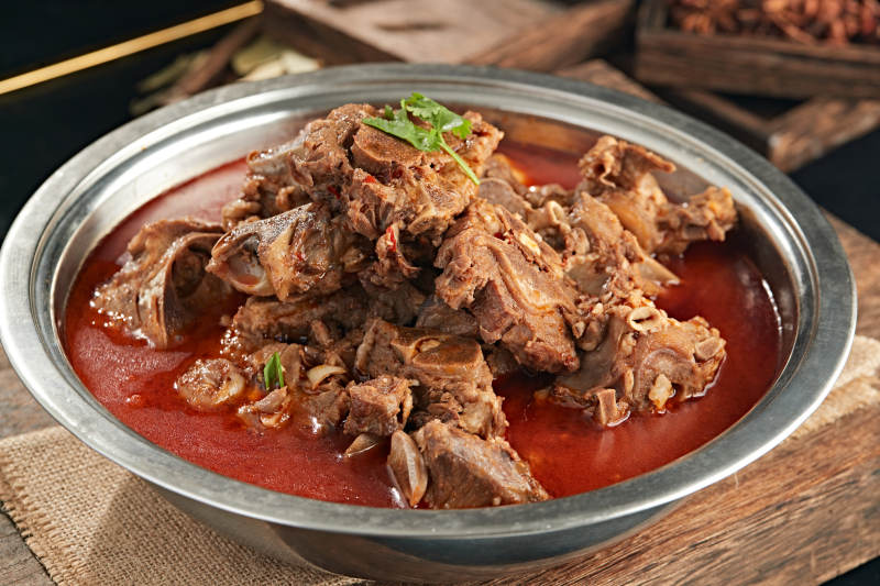 草原香辣锅仔羊蝎子图片