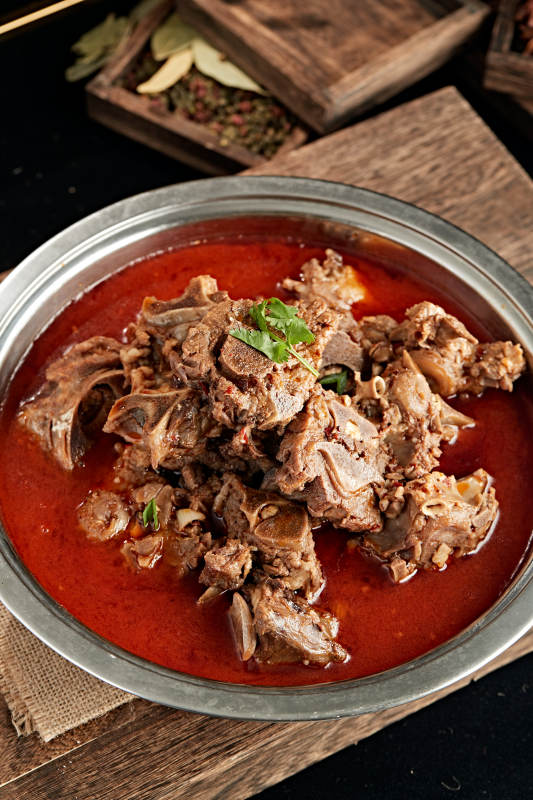 草原香辣锅仔羊蝎子图片