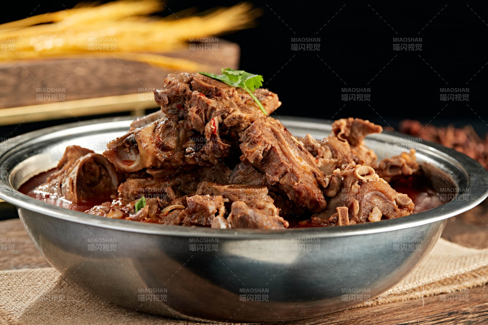 草原香辣锅仔羊蝎子图片