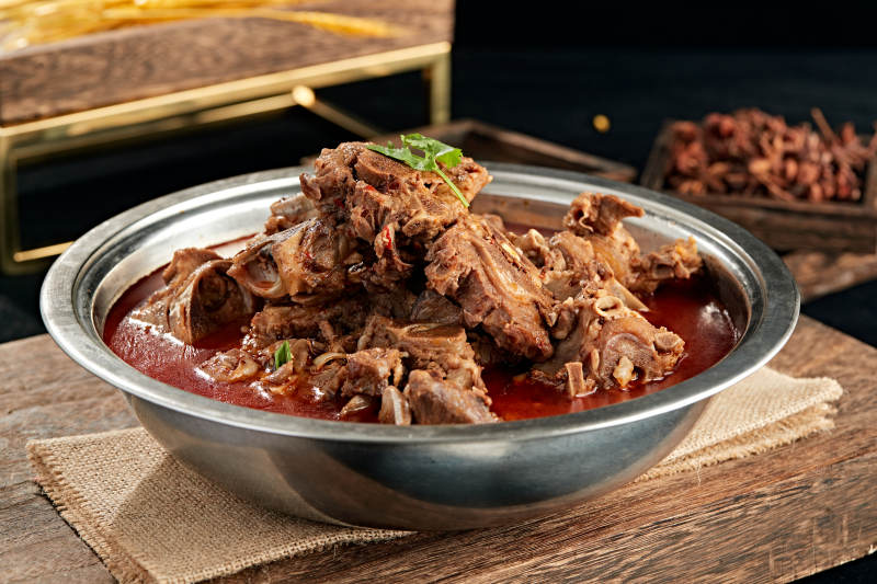 草原香辣锅仔羊蝎子图片