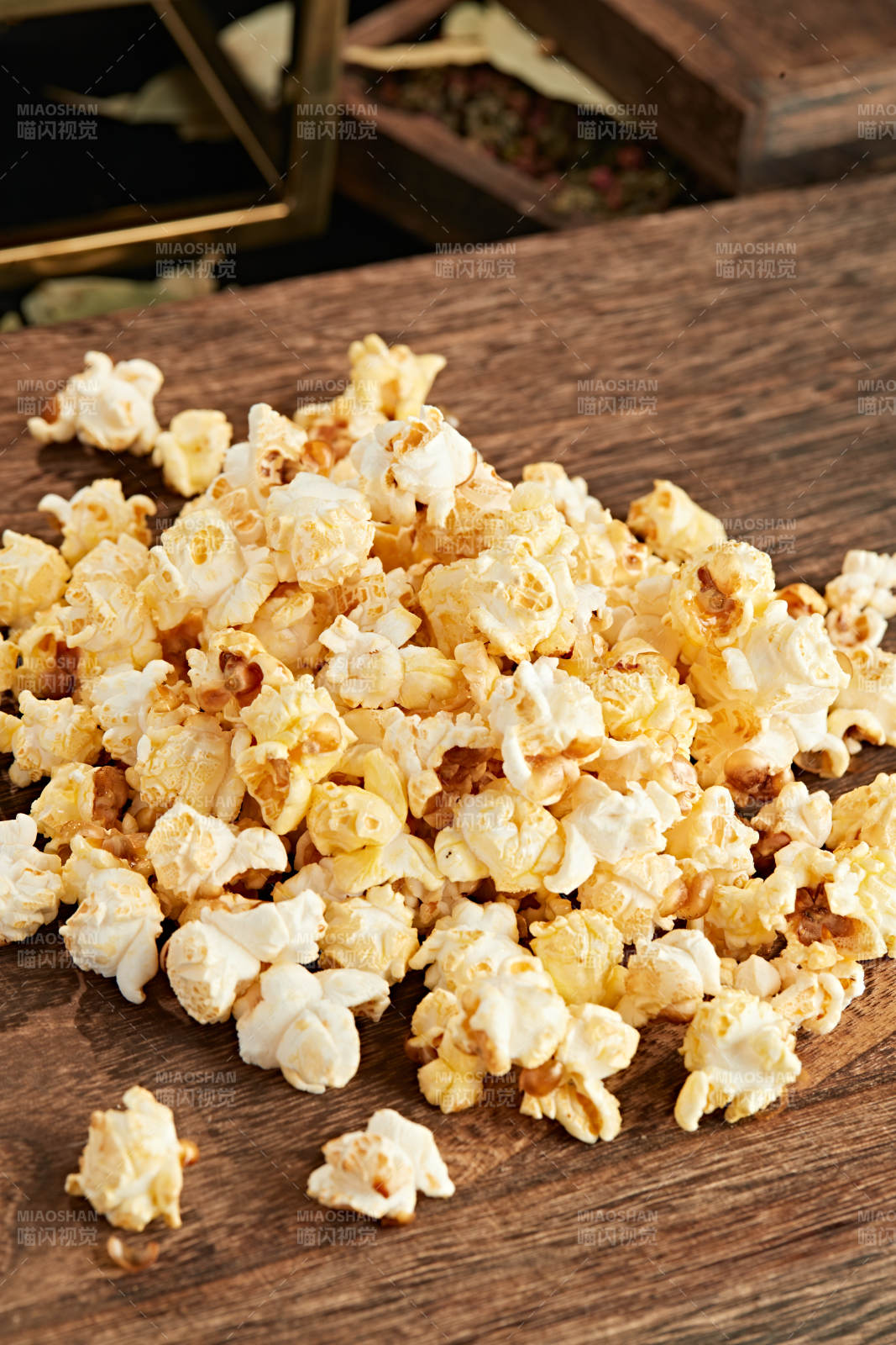 美味爆米花图片