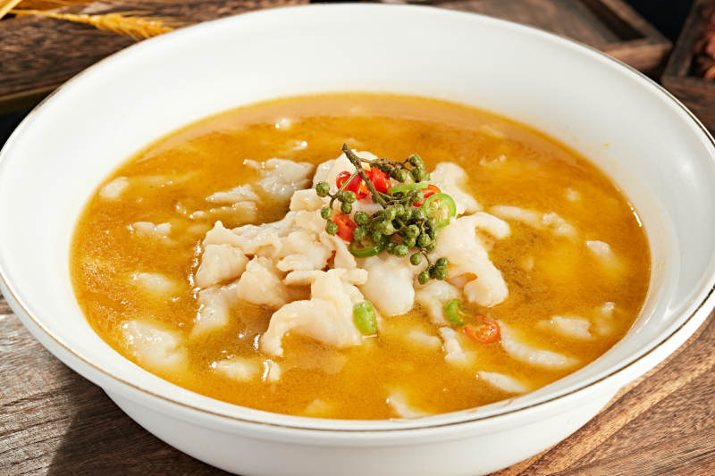 藤椒酸汤草鱼片图片