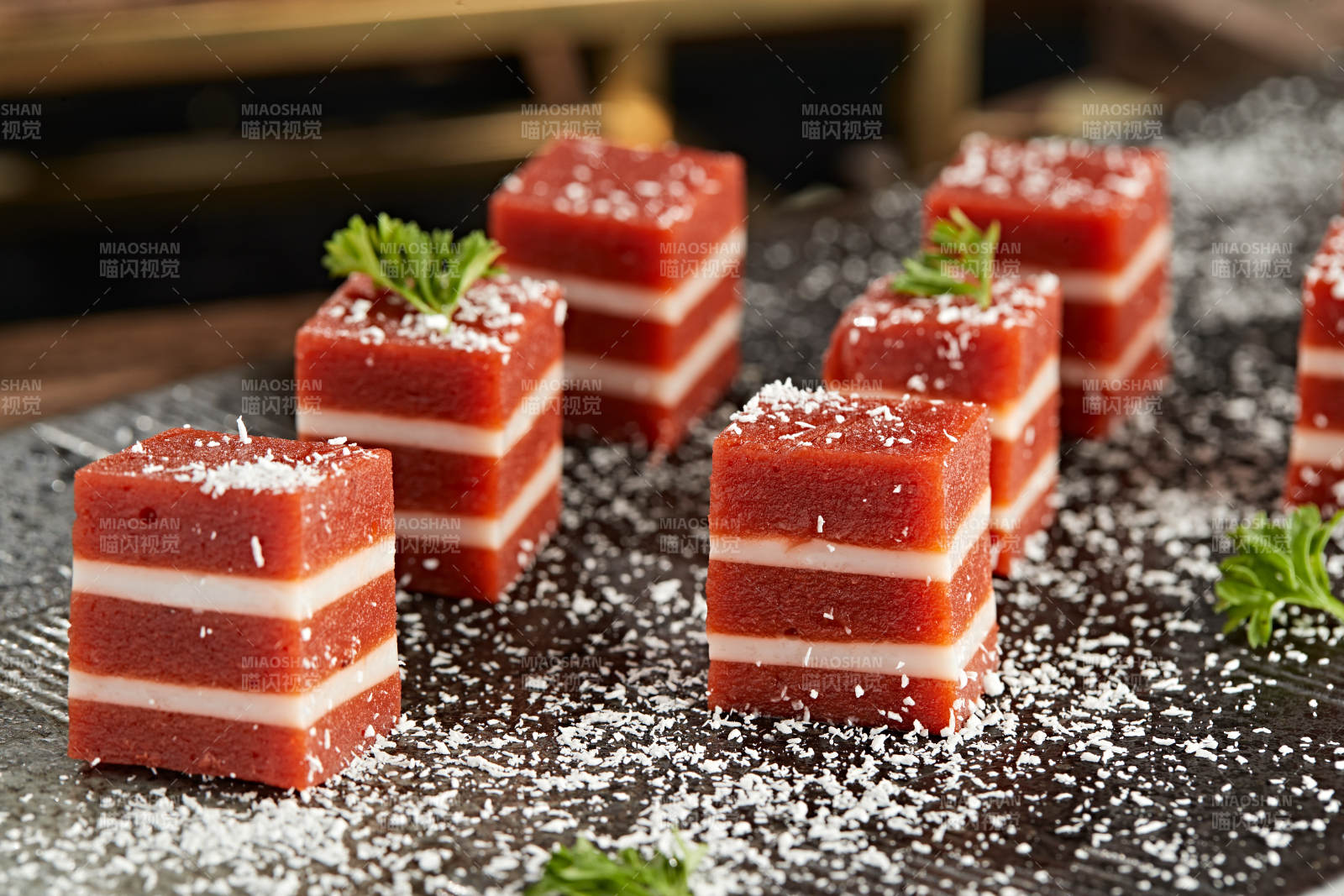 双色蛋白山楂糕图片