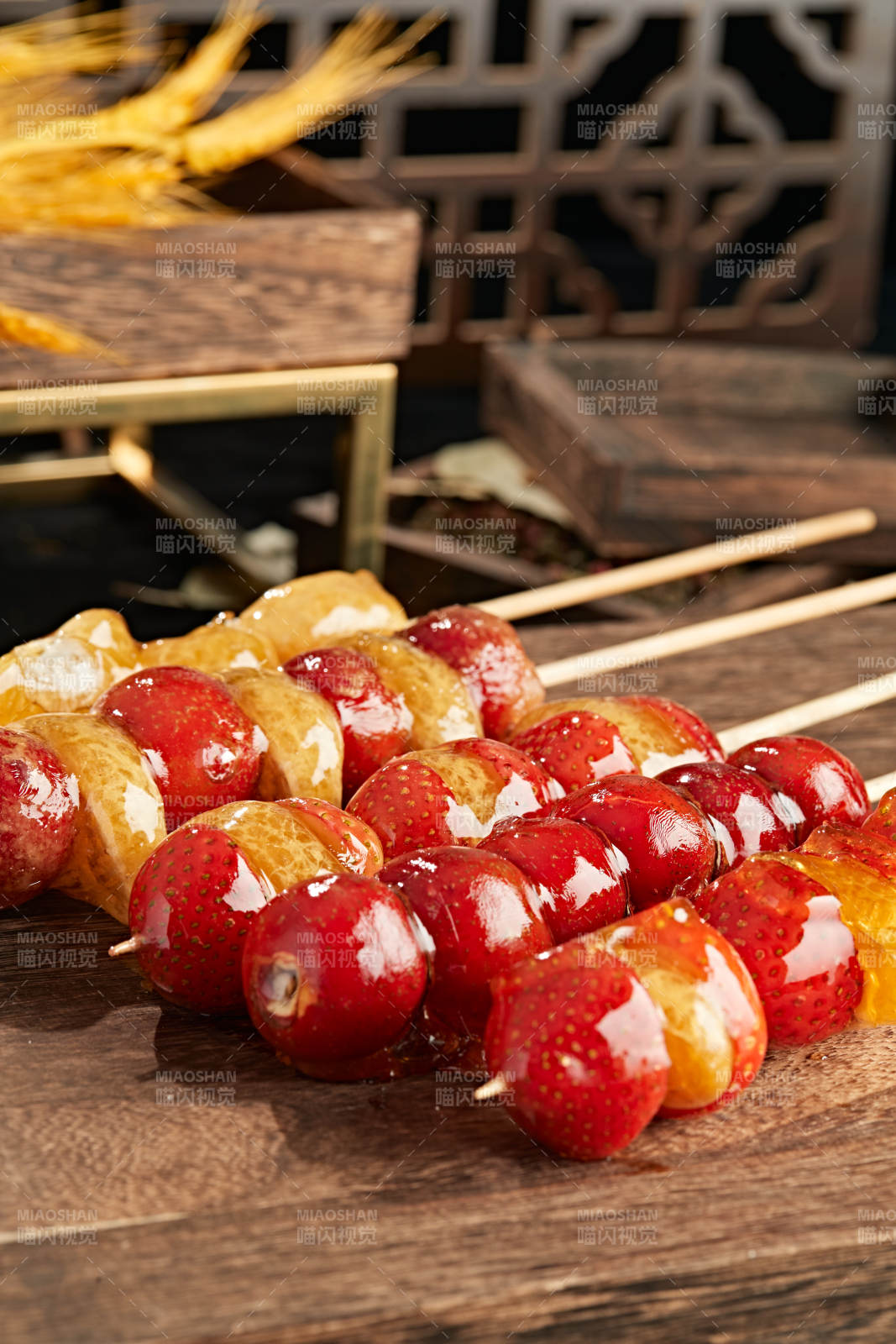 美味水果冰糖葫芦图片