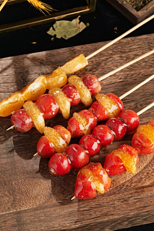 美味水果冰糖葫芦图片