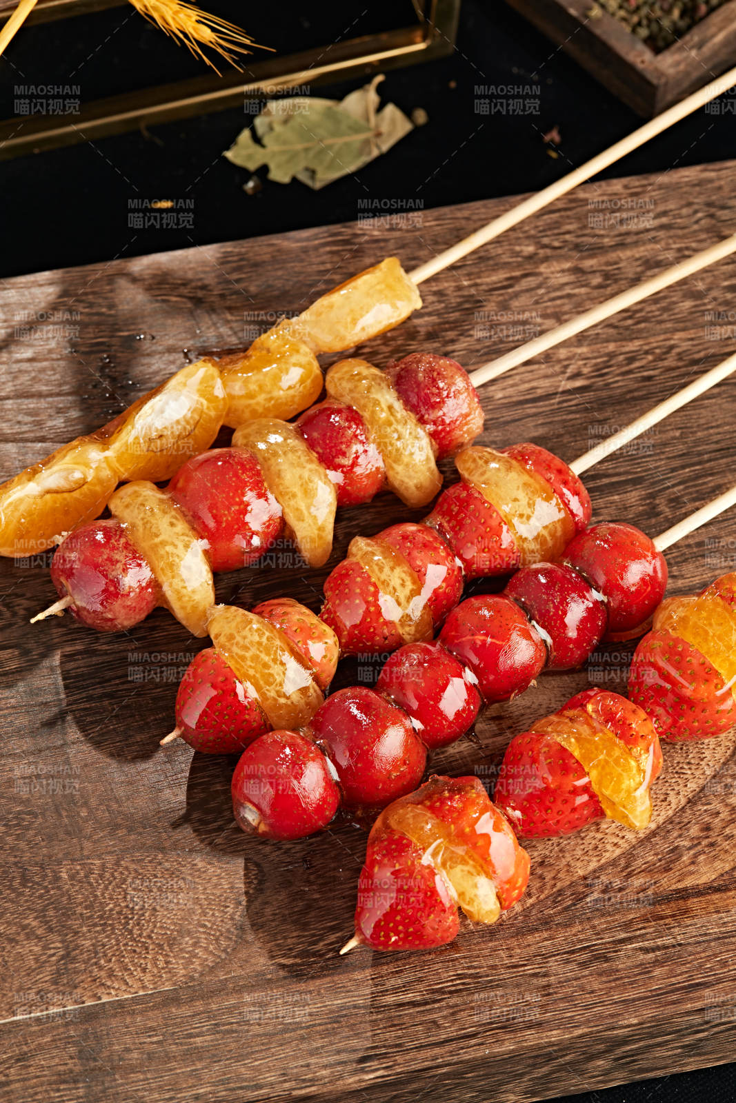 美味水果冰糖葫芦图片