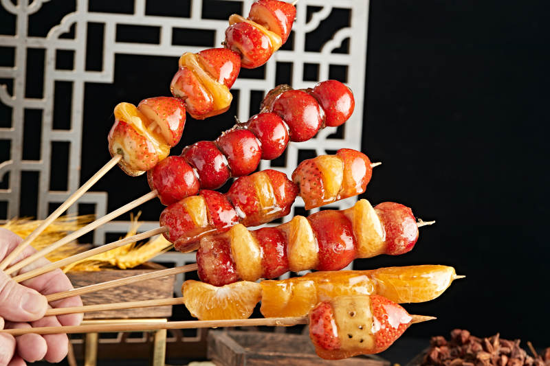 美味水果冰糖葫芦图片