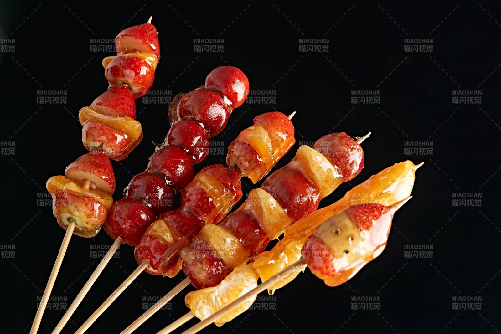 美味水果冰糖葫芦图片