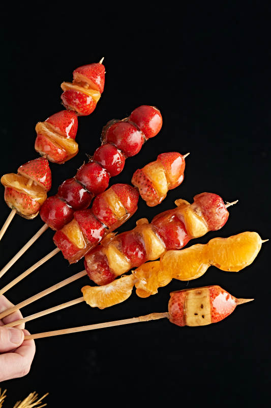 美味水果冰糖葫芦图片