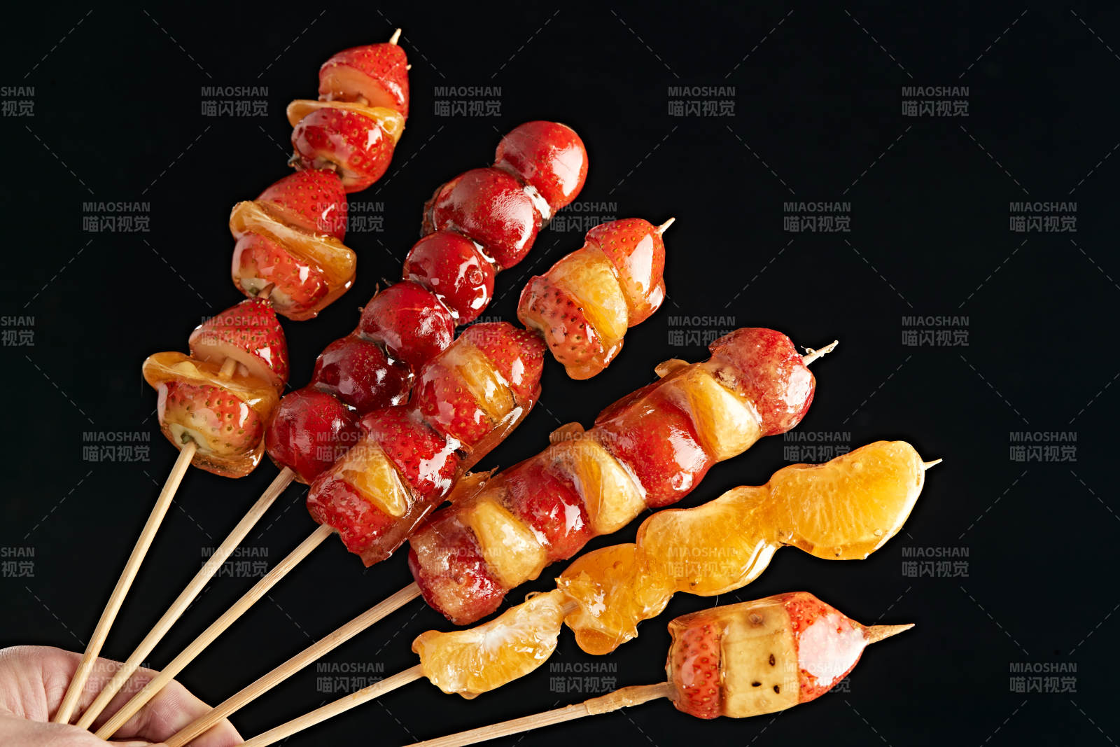 美味水果冰糖葫芦图片