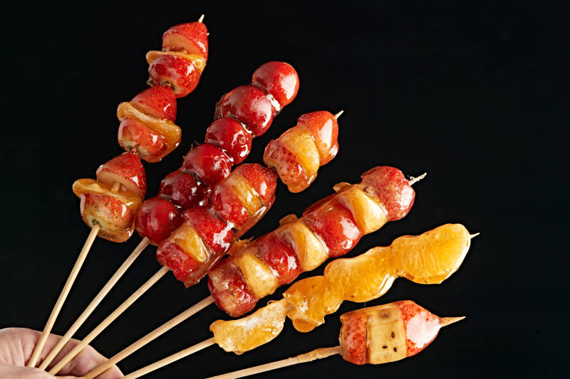 美味水果冰糖葫芦图片