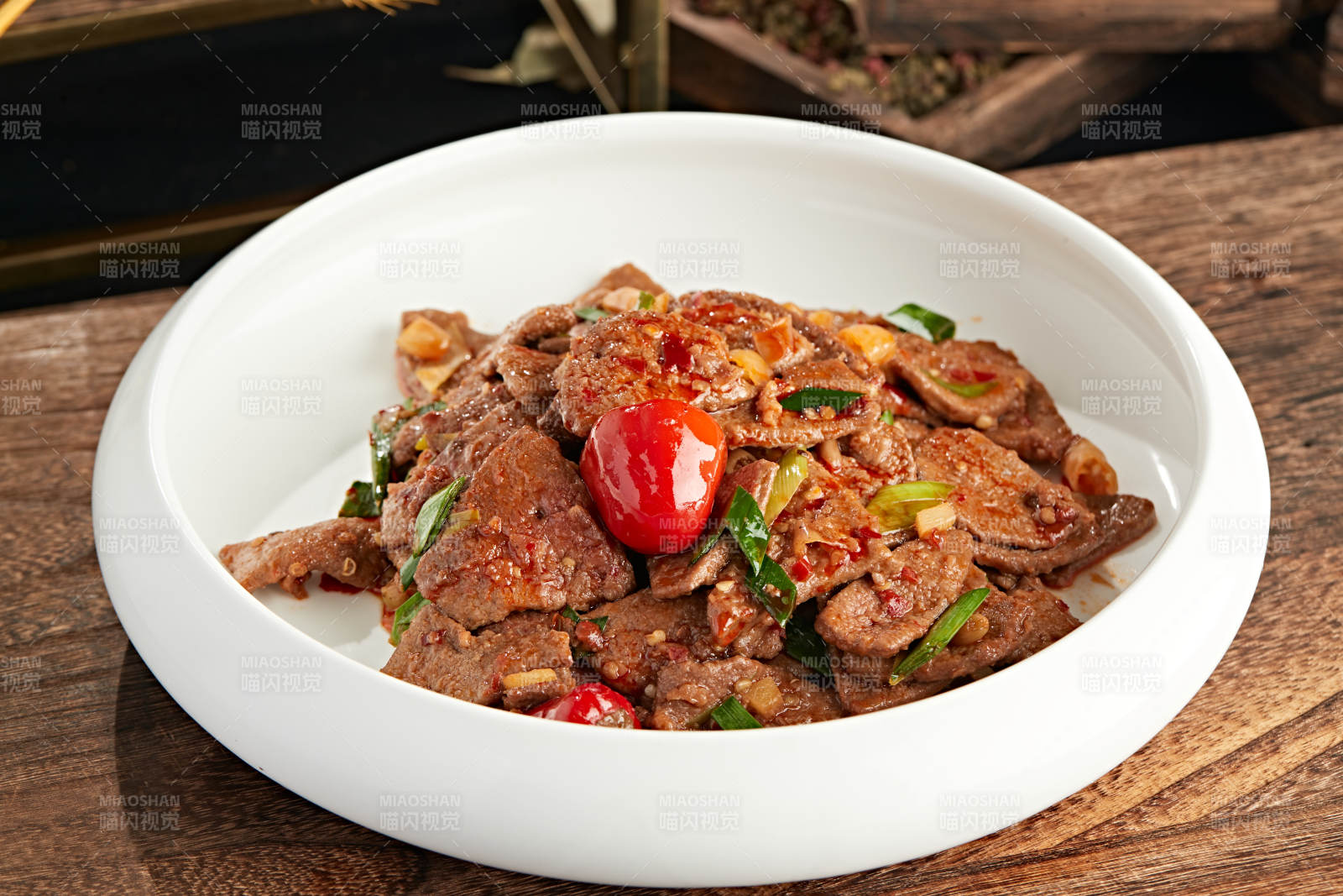 泡椒熘肝尖儿炒猪肝图片