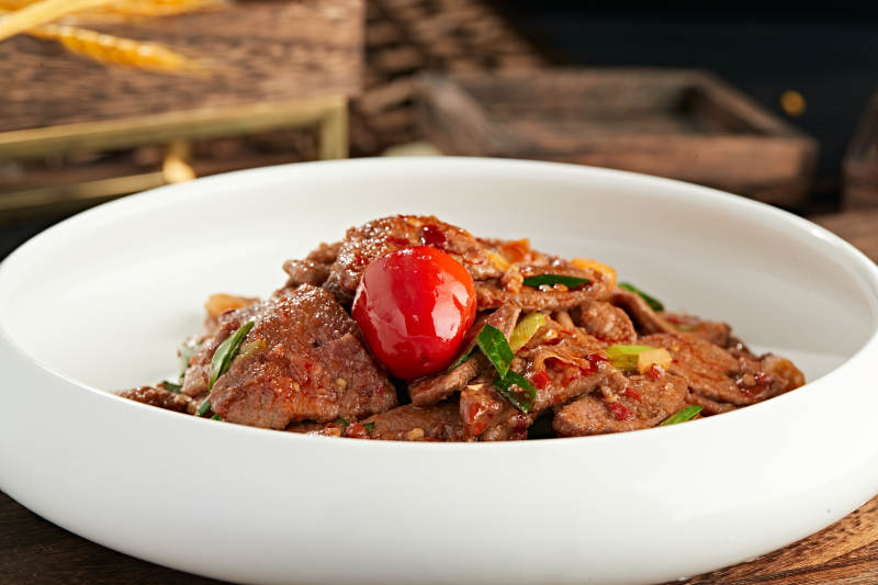 泡椒熘肝尖儿炒猪肝图片