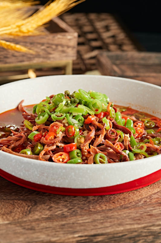 湘味红油猪肚丝图片