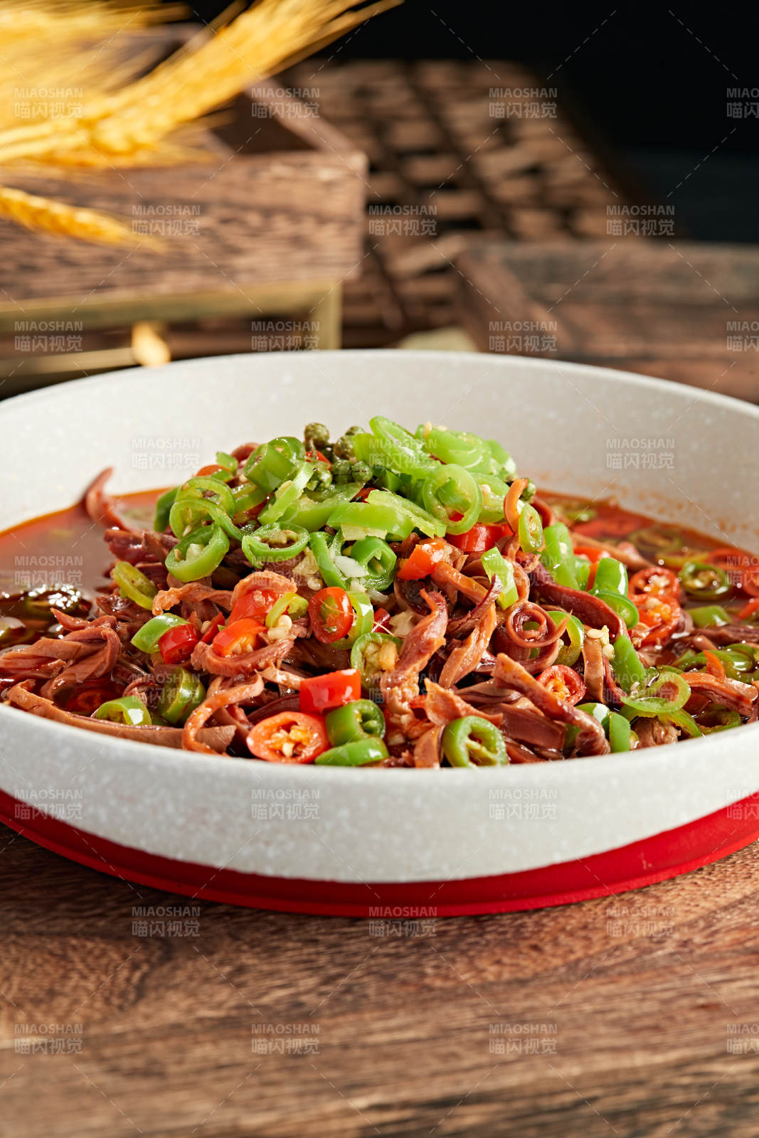湘味红油猪肚丝图片