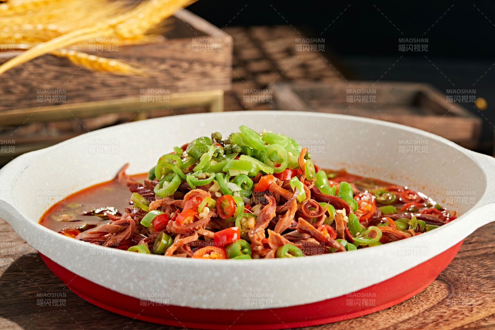 湘味红油猪肚丝图片