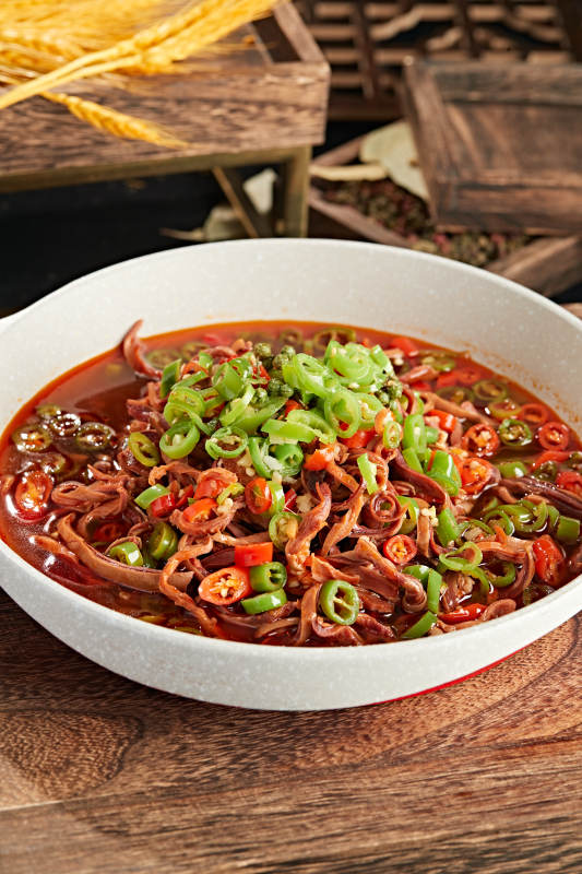 湘味红油猪肚丝图片