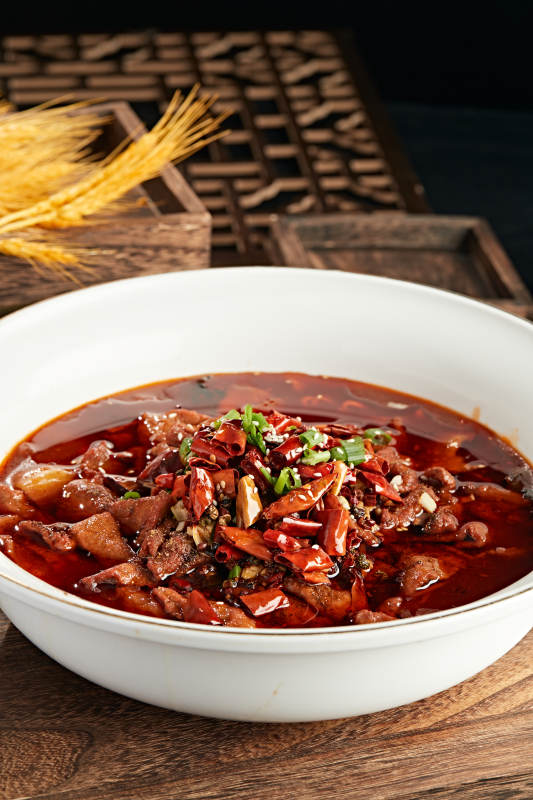 川味红油麻辣水煮肉图片