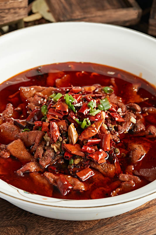 川味红油麻辣水煮肉图片