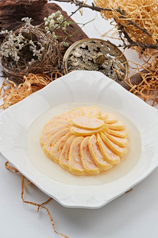 玉子烧虾仁蛋卷图片