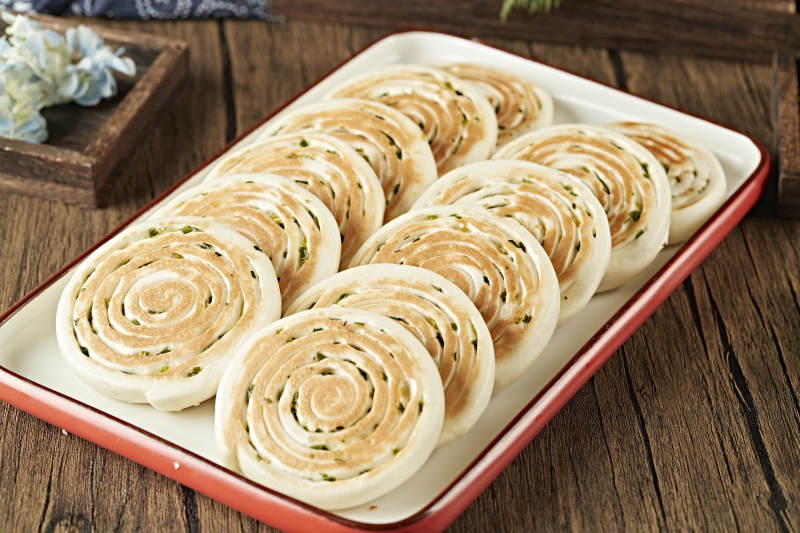 传统葱花饼葱油饼图片