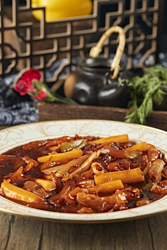 鲁菜葱烧牛蹄筋图片