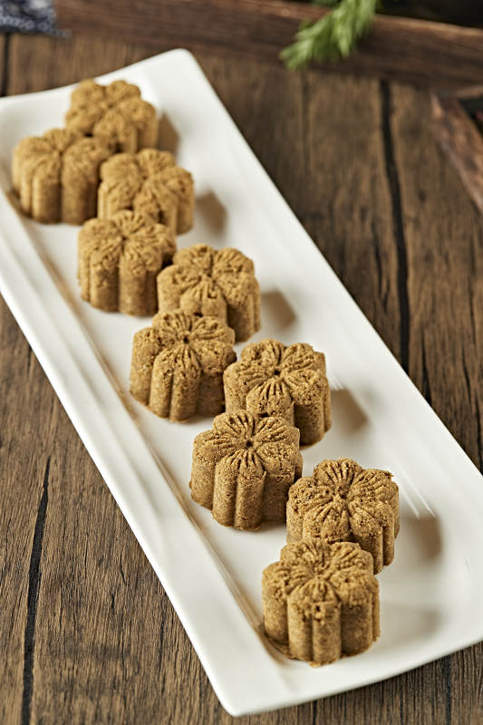 杂粮桃花酥图片