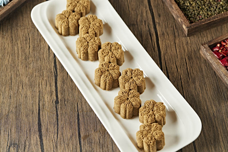 杂粮桃花酥图片