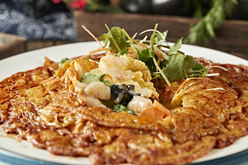 虾仁木耳黄瓜鱼籽摊鸡蛋图片