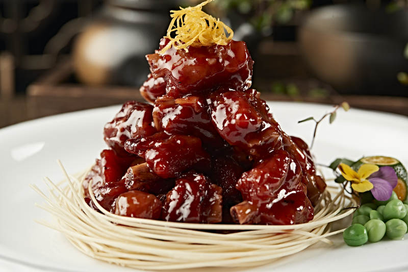 焦糖蜜香糖醋小排图片