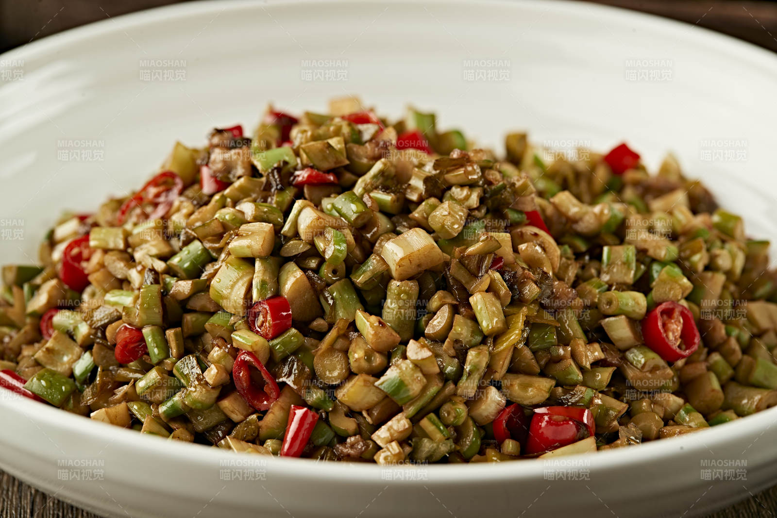 米椒肉沫炒酸笋粒图片