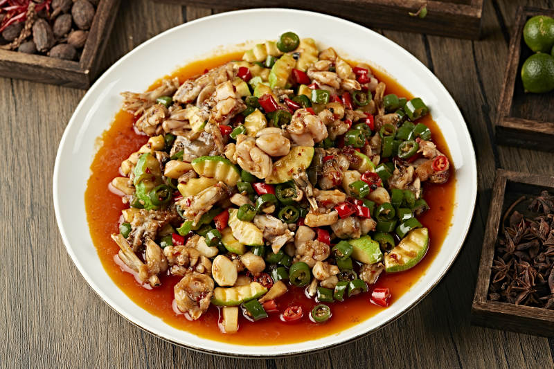 麻辣香水牛蛙图片