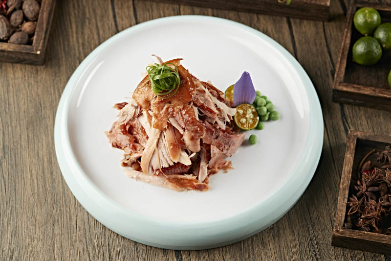 美味手撕熏鸡图片