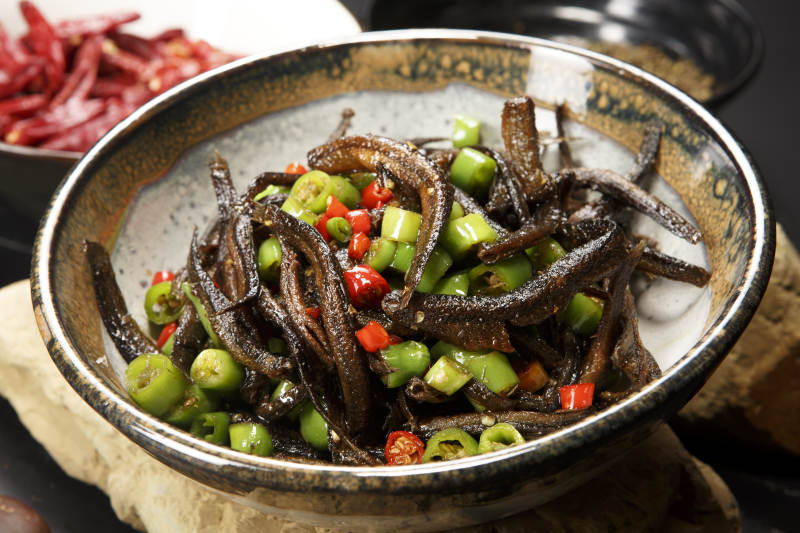 淮扬菜生敲鳝丝图片