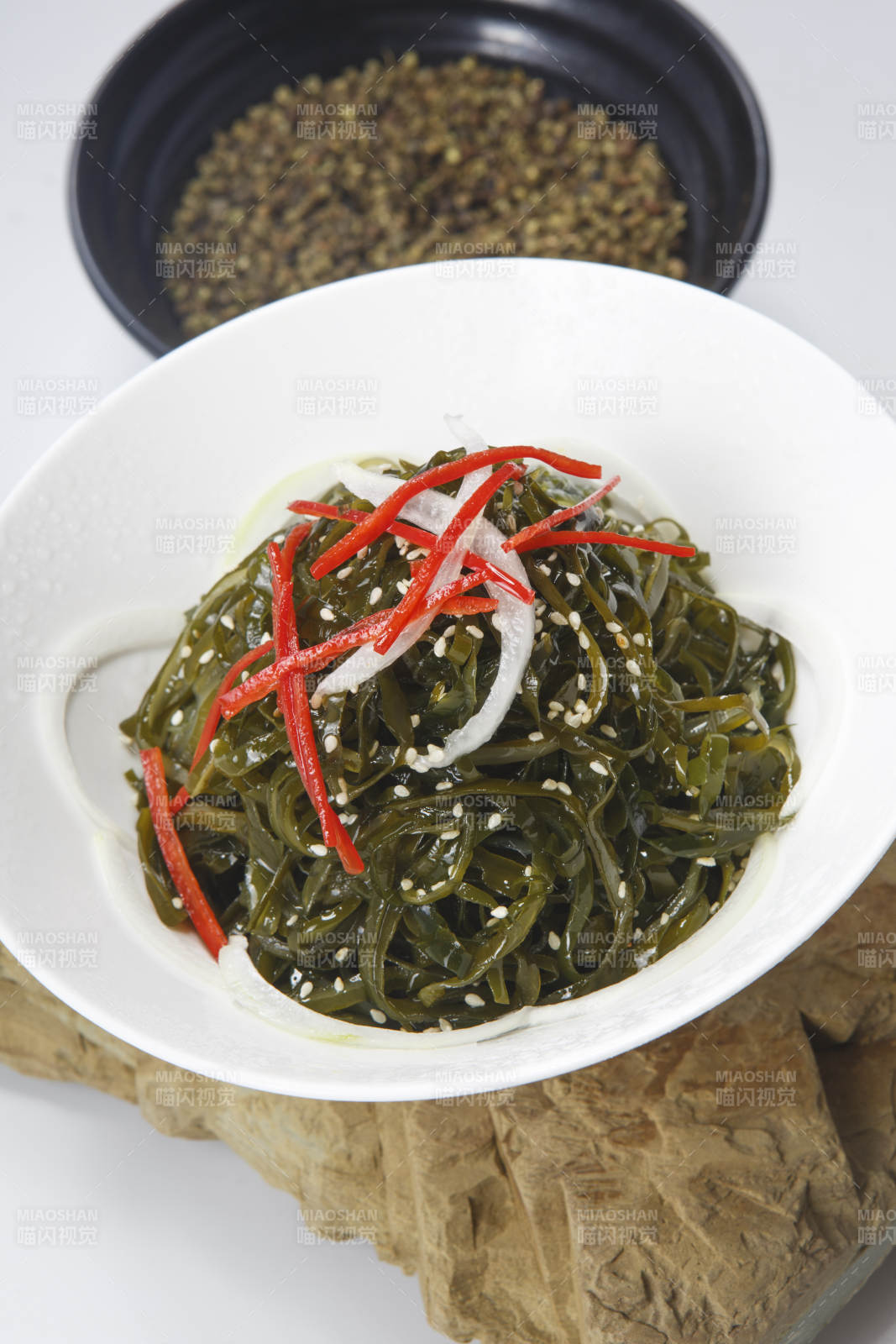 芝麻凉拌海带丝图片