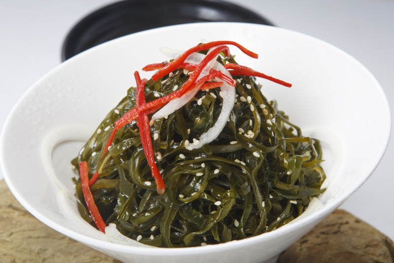 芝麻凉拌海带丝图片