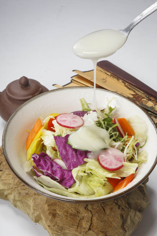 炼乳时蔬大拌菜图片