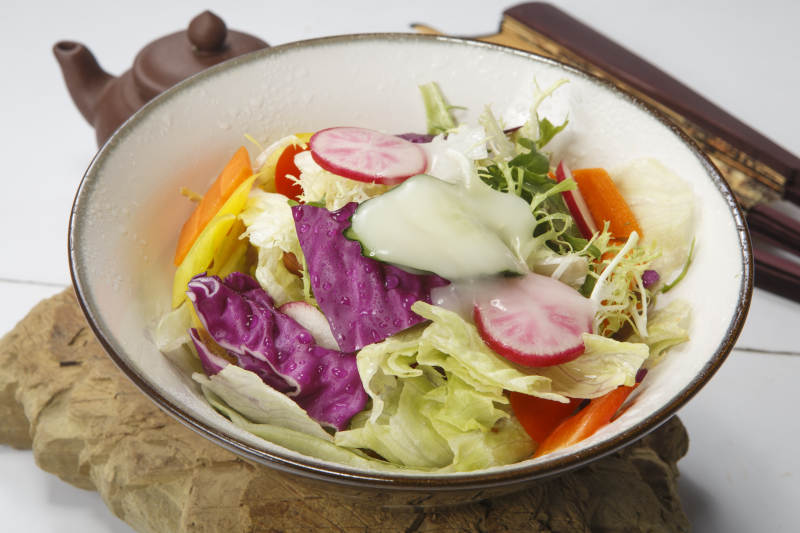 炼乳时蔬大拌菜图片