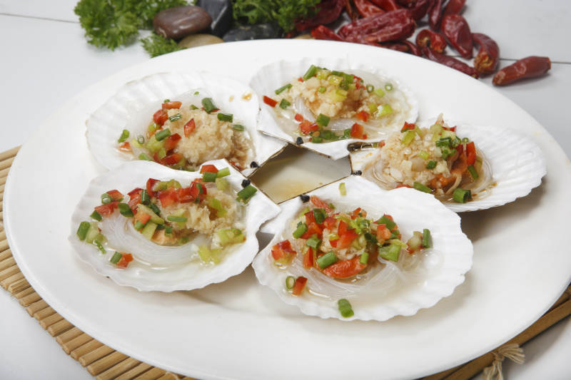 蒜蓉粉丝扇贝图片