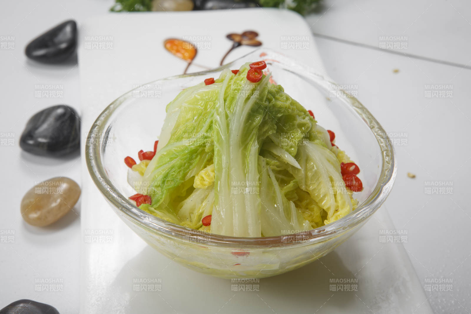 炝拌清蒸蒜蓉娃娃菜图片